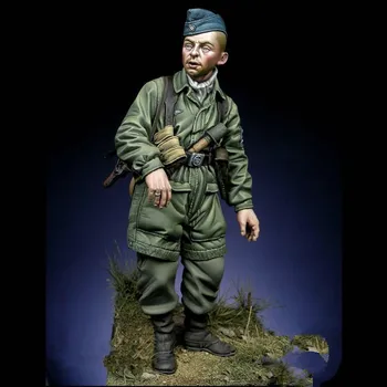 1/16 Lijevanje pod pritiskom Smole Model Figure Montaža Komplet Vojnik Igračka Model Uncolored Besplatna Dostava 75 mm