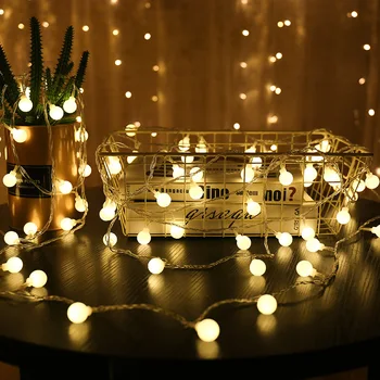1 M 3 M Fantastična Гирлянда LED Ball Žice Svjetla Božićni Ukras za kuću na otvorenom Novogodišnji ukras Božićnih ukrasa