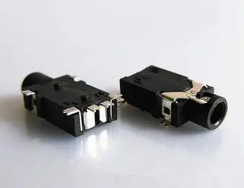 10ШТ 2,5 mm Ženski audio jack 6-pinski Konektor SMT SMD Priključak za slušalice PJ-227