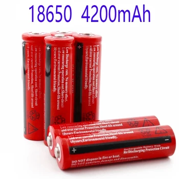 18650 Litij Baterija 3,7 Volt 4200 mah BRC Li-ion Punjiva Baterija Za Power Bank Baklja GTL EvreFire