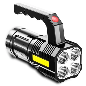 1pc 300LM Svijetle Svjetiljku Reflektor USB Punjiva ABS Vodootporan noćna Svjetiljka za Kampiranje Istraživanje Špilja