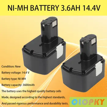 2 Kom 14,4-Вольтовая Baterija EB1414S, 3,6 Ah MASIONE Ni-MH punjive baterije Zamjena Baterije Hitachi 14,4 v 324367 EB1414 EB1424 EB14B EB14S