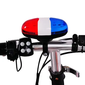 2018 Nježna Novi Bicikl rog zatrubi LED Downlight 4 Zvuk Truba Bicikl rog zatrubi Zvono Hot prodaja Upozoravaju na sigurnom stražnje svjetlo za vožnju unazad i poziv