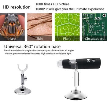 2020 Najnoviji 3 boje 1080P Digitalni WIFI 1000 puta Mikroskop s Увеличительной Kamera za Android ios-iPhone i iPad