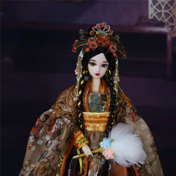 32 cm Collectible Kineske Lutke Vintage Istočna Lutka BJD Igračka za djevojčice s 12 Fleksibilnim zglobovima Tijela Božićni pokloni