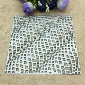 3D Val Kvadratni Okvir Za rezanje metala umire privjesak shaker Srce Proizvodnja Privjesak za ključeve Spomenar Papir Zanat Перфокарта Umjetnički Nož za Sječenje