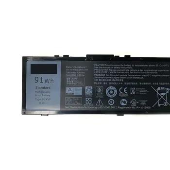 7XINbox 11,4 91 W H MFKVP GR5D3 0RDYCT T05W1 Original Baterija Za Laptop Dell Precision 7510 7520 7710 7720 Serije M7710 M7510