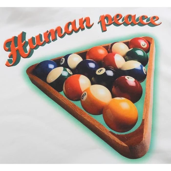 ATSUNNY Human Peace Veste s po cijeloj površini Hoodies Vanjska odjeća, Muška Hip-hop Harajuku Svakodnevne Sportske majice