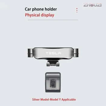 Auto Držač Mobilnog Telefona Za Tesla Model 3 Model Y Držač za Smartphone Nosač za GPS Navigaciju Stalak Nosač Auto Oprema