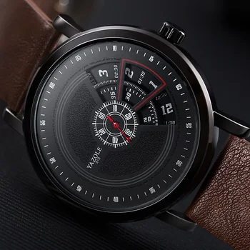 CQ57 Muški ručni kvarcni sat sat s kožnim remenom Sportske Poslovne Svakodnevne Vodootporan Top Brand Jednostavan Za muškarce Novi 2020