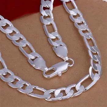 Cijena po cjeniku proizvođača kvalitetne S925-modni nakit, gospodo 10 m stan tri ogrlice 20 - inčni jednostavan Feijialo - ogrlica N051