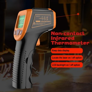 Digitalni Termometar Elektronska Oprema Mjerni Instrument za Uključivanje/isključivanje pozadinskog svjetla Izbor Industrijske Termometar standardne Veličine