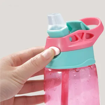 Dječje čaša za piće s vodom Kreativna Crtani šalice za hranjenje djece s slamke Zatvorene Boce za vodu Na otvorenom Prijenosni dječji šalice