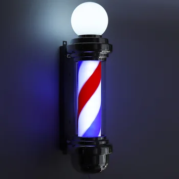 Frizerski Stup LED Svjetiljka Giratorio Svjetlo Znakovi frizerski Salon Vodootporan Zidne Lampe Frizerski Salon za Uljepšavanje Rotirajuće Svjetlo