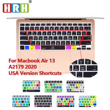 HRH prečaci Prečaci Silikonska Tipkovnica Zaštitni Poklopac za MacBook 2020 Novi 13,3 Air A2179 M1 A2337 Film za AMERIČKE tipkovnice