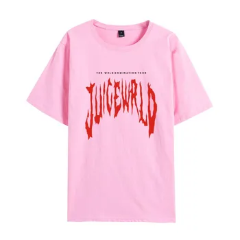 Hip-hop Pjevačica Respect Juice WRLD Majica sa po cijeloj površini Muška ulica odjeća Plijen Modni vrhovima unisex Reper Fan klub Muška t-shirt Harajuku