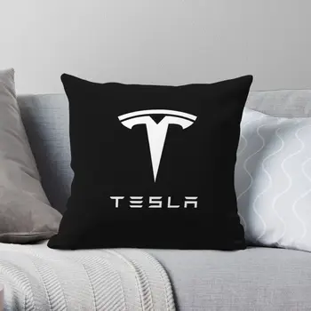 Je najprodavaniji Trg Jastučnicu s logotipom Tesla Od poliestera i platna s бархатным uzorkom, Dekor na munje, Jastučnica za jastuci za krevete, prodaja na Veliko