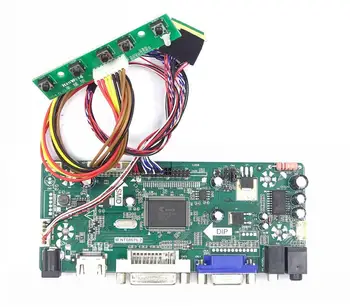 Kit naknade kontroler za B156XW02 V0/V1/V2/V3/V4/V5/V6/V7 ploča 1366X768 40pin M. NT68676 HDMI+DVI+VGA LCD zaslon LED