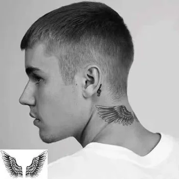 Krila Anđela Bieber Vodootporne Privremena Tetovaža Oznaka Flash-Tetovaža Body Art Ruka Prijenos Vode Lažne Tetovaže Za muškarce