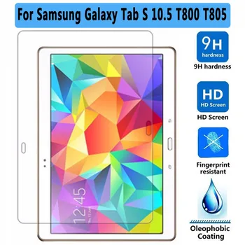 Kvalitetan Kaljeno Staklo za Samsung Galaxy Tab S 10.5 T800 Zaštitna folija za ekran Samsung Tab S 10.5 T800 T805 Kaljeno Staklo