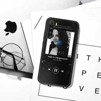 Lana Del Rey Music player Album Torbica za telefon Torbica za XIAOMI Redmi 8 9 9C Napomena 6 7 8 9 9S K20 K30 K40 Pro Plus crna ljuska