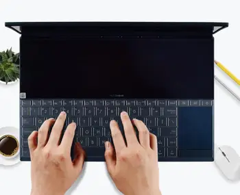 Laptop Prozirna Silikonska Torbica Za Tipkovnicu Zaštitnik Za ASUS ZenBook Duo UX481FL UX481FA UX481/UX482 UX482EG UX482EA 14