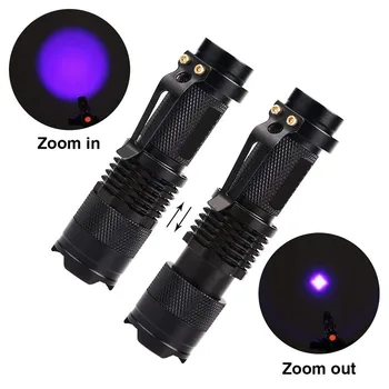 Led UV svjetiljku Uv Svjetiljka s Funkcijom zumiranja Mini-UV-Crna Svjetla Detektor Mrlje od Urina domaćih životinja Lov na Škorpije 1pc Olight