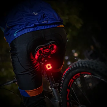 MEROCA Super ⅱ Inteligentni Automatski Senzor Kočnice Stražnje svjetlo za Bicikl Vodootporan USB Punjenje Upozorenje o sigurnosti Biciklističke bicikla Stražnji led svjetiljka