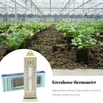 Maksimalni i minimalni Termometar Unutarnji Vanjski Vrt, Staklenik Zidni Monitor Temperature od -40 do 50 Stupnjeva Termometar