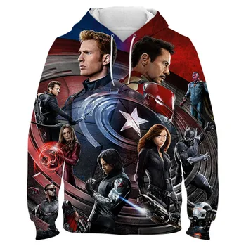 Marvel Avengers 4 iron Man, Kapetan Amerika 3D Print Odijelo Hoodies Unisex Osvetnici Casual Igra Majica Jakna Vanjska odjeća
