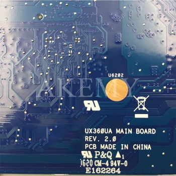 Matična ploča laptopa Akemy zapada konfiguracije matične ploče ASUS UX360UAK UX360UA UX360U 60NB0C00-MB8000 16 GB ram-a I7-7500 Procesor