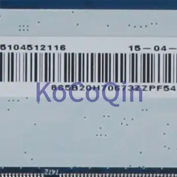 Matična ploča laptopa KoCoQin za matične ploče LENOVO Ideapad G70-80 I5-5200U AILG1 NM-A331 N15S-GT-S-A2