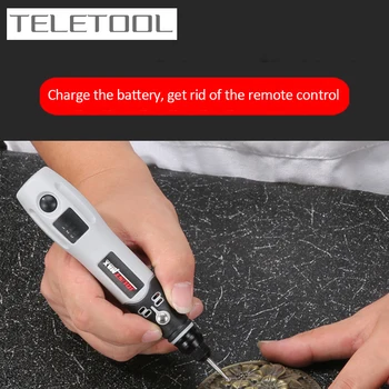 Mini Bušilica Električna Ručka za Navoj 3 Promjenjive Brzine USB Wireless Bušilica Set Rotacijski Alati Ručka Гравера za Brušenje Poliranje