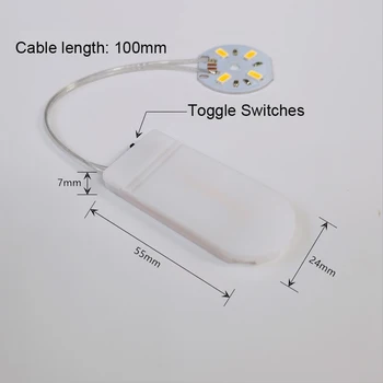 Mini DIY Mala Lampica Ručne Osvijetljena Tipka Lampa Perle u Boji Treperi LED E-mail Svjetlo