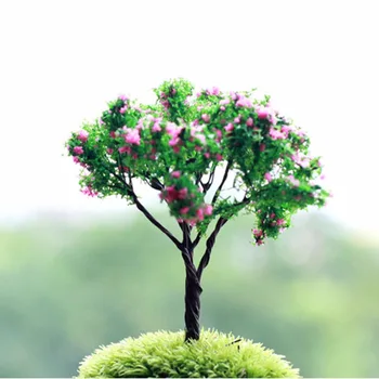 Mini-Drvo Nevjerojatan Uređenje Vrta Minijature Mikro Krajolik Obrt Iz Tar. Figurica Bonsai Pribor Za террариума u vrtu