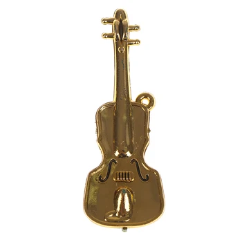 Mini Plastična Zlatna Božićno Drvce Glazbeni Instrument Viseći Božićni Dekor