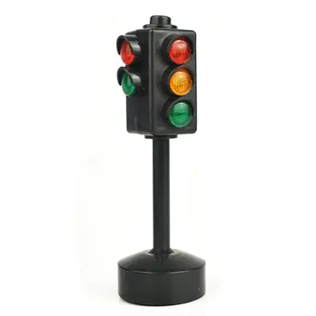 Mini-Prometni Znakovi, Prometni Svjetlosni Blok Sa Zvukom Led Igračke Za Učenje Sigurnost Djece Mini-Prometni Znakovi Prometni Svjetlosni Igračke