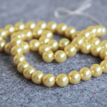 Moderan visokokvalitetni perle od žute školjke poklon za žene djevojka slobodna DIY 15 cm Dizajn nakita na veliko i malo