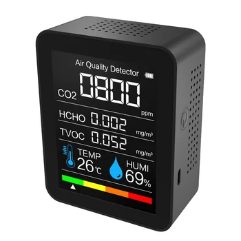 Monitor zraka Detektor Ugljičnog Dioksida CO2 Staklenički Skladišta Monitor Kvalitete Zraka, Temperature, Vlage Brzo Mjerenje Mjerač