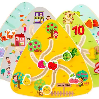 Montessori Dječji Ходячий Labirint Igračka Lopta Izvlačenja Inteligencije Mozak Logično Razmišljanje Vježba Koncentracije Igra