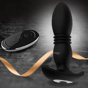 Muška analni čep vibrator masažu prostate uređaj za masturbaciju daljinski upravljač ženski stimulans pička dildo muška analni seks-igračku