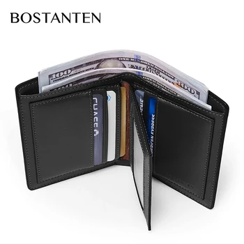 Muški novčanik od prave kože Bostanten Klasični držač za kartice Biford