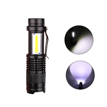 Najnoviji Dizajn XP-G Q5 Ugrađena Baterija, USB Punjenje Svjetiljku COB LED Skalabilne Vodootporan Taktička Lampa Žarulja LED Žarulje Ceholyd