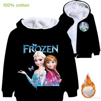 Nova Zamrznute Elsa Modni dječje veste s kapuljačom Odjeća, za dječake i djevojčice Hoodies tople majice s po cijeloj površini Playz Dječje odjeće Grinch