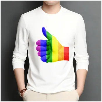 Novi LGBT rainbow transparent s parolom peder-prijenos topline u kombinaciji periva нашивки ikonu odjeće po mjeri glačalo na majici Ukras