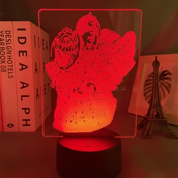 Noćno svjetlo Projektor LED-3D-svjetiljka sa slikom Anime noćno svjetlo je Čudno avantura Джоджо College na Dan rođenja Dekor Manga Poklon za fanove Dijete