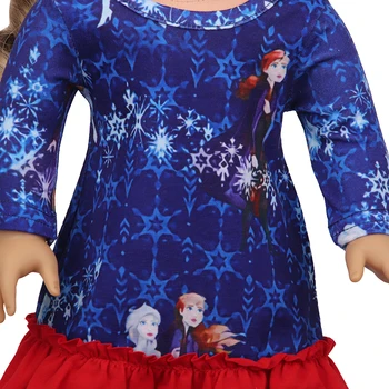 Odijelo na dan rođenja Pogodna za odjeću lutke Američke djevojke od 18-inčni Lutka , Haljina Princeze Aisha Božićni poklon za Djevojke(prodaje se samo odjeća)