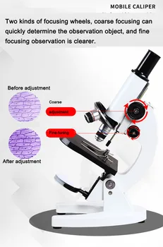 Optički Profesionalni Biološki Mikroskop 40-10000X S Visokim Povećanjem HD-fotografija Микроб sperme srednje škole sveučilišta