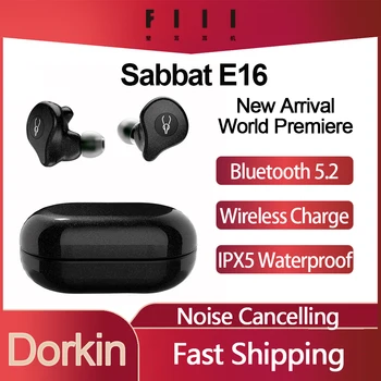 Originalna slušalice Sabbat E16 TWS True Wireless Bluetooth kompatibilne slušalice s prekrasnim stereo audio HiFi u uhu CVC8.1 Noise liner Sport