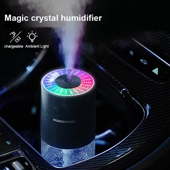 Ovlaživač Zraka Mini-Čarobni Crystal Projekcija Lampa USB Difuzor Eteričnog Ulja Automobil Čistač Miris Aniona Magle Za Kućnu Automobila
